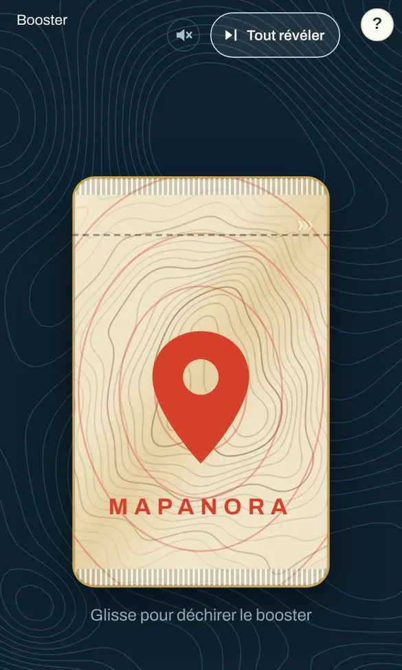 Ouverture d'un booster de Mapanora
